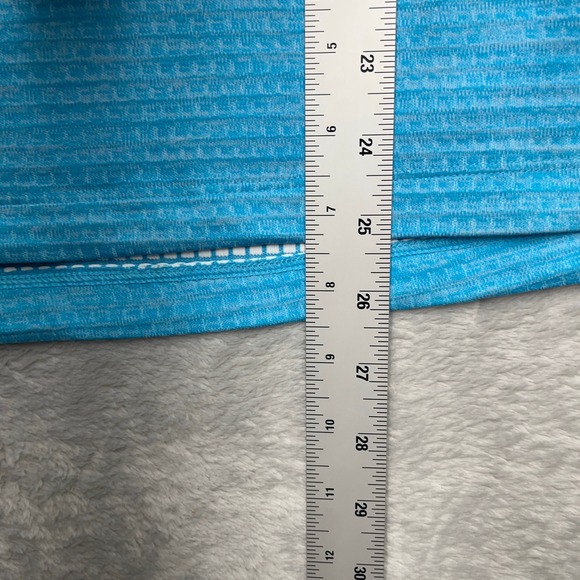 Nike Golf Dri-FIT Blue Heathered 1/4 Zip Pullover Top Women's Size L - Picture 2 of 8